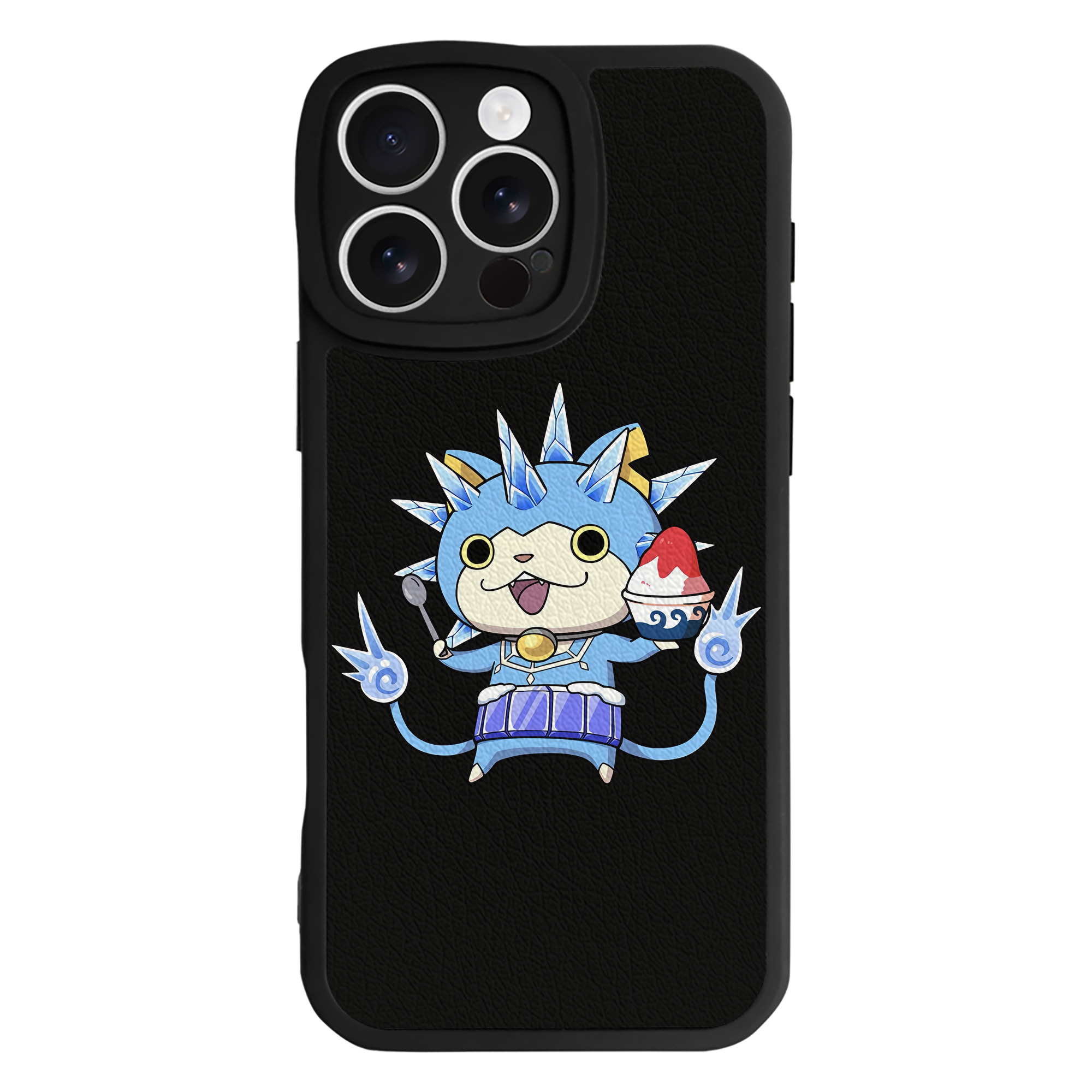 （画像用） 妖怪ウォッチ Yo-kai Watch 【iPhone 16シリーズ対応】シリコンスマホケース（レザー調） 材質：シリコン